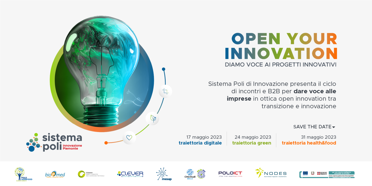 OPEN YOUR INNOVATION - 17, 24 e 31 maggio