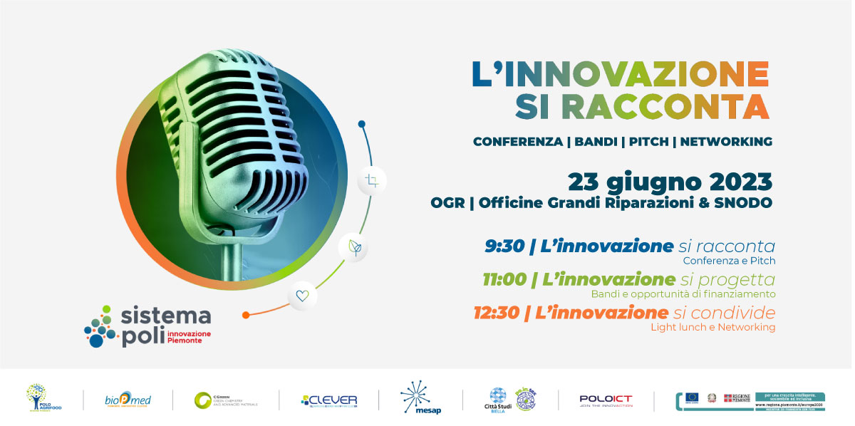 L'INNOVAZIONE SI RACCONTA - 23 GIUGNO, TORINO 